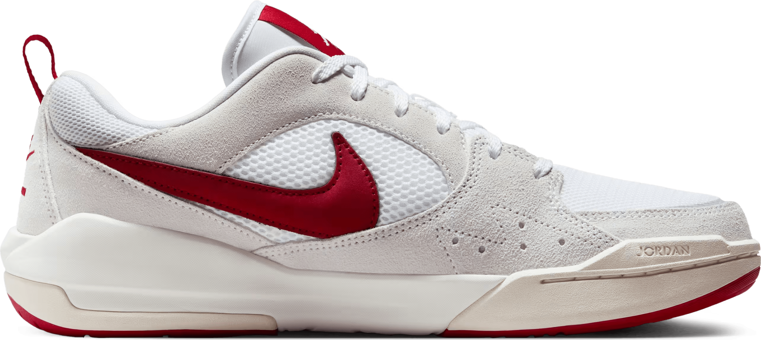 Jordan CMFT Era White Sail Black Varsity Red