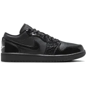 Air Jordan 1 Low Wmns "Black Croc"