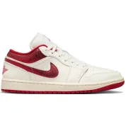 Air Jordan 1 Low SE Wmns "Metallic Red Swoosh"