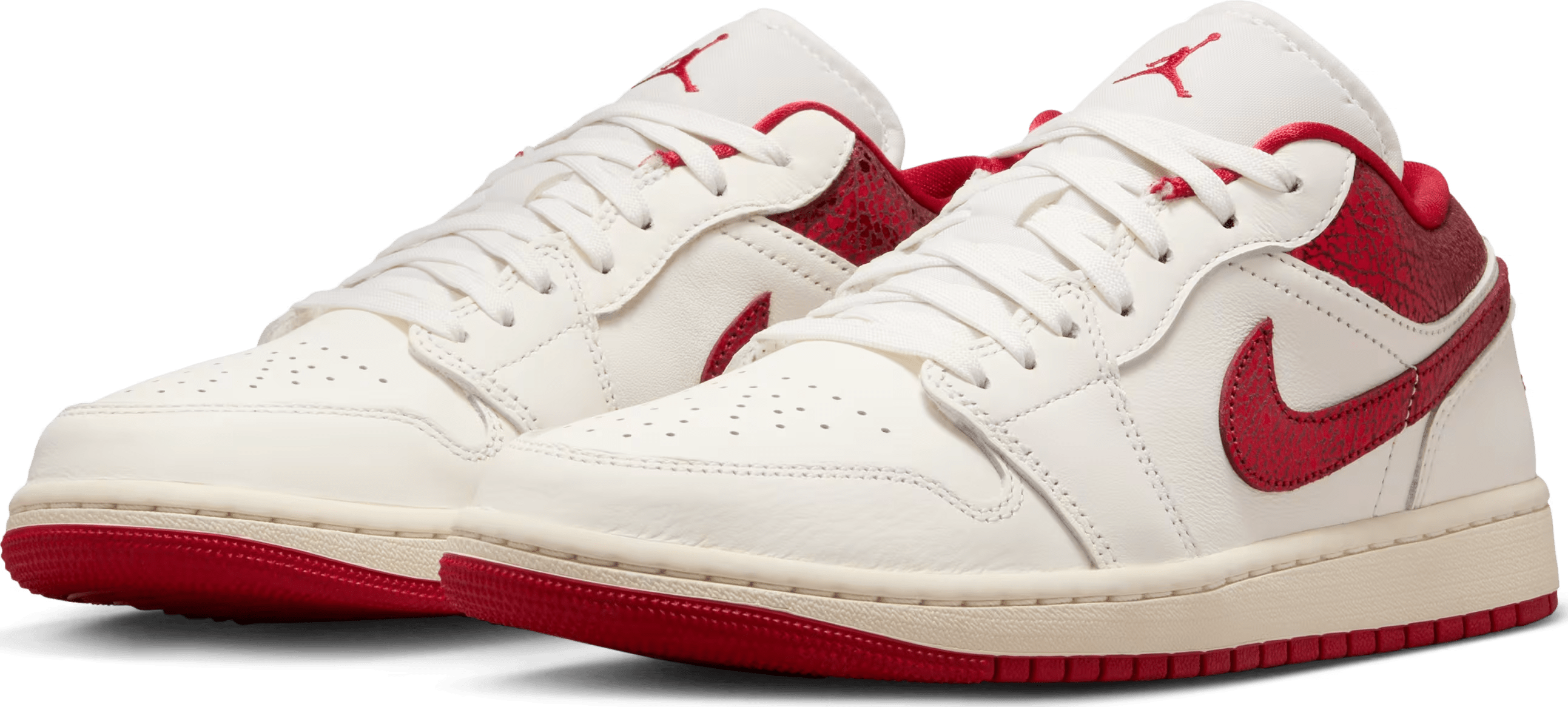 Air Jordan 1 Low SE Wmns "Metallic Red Swoosh"
