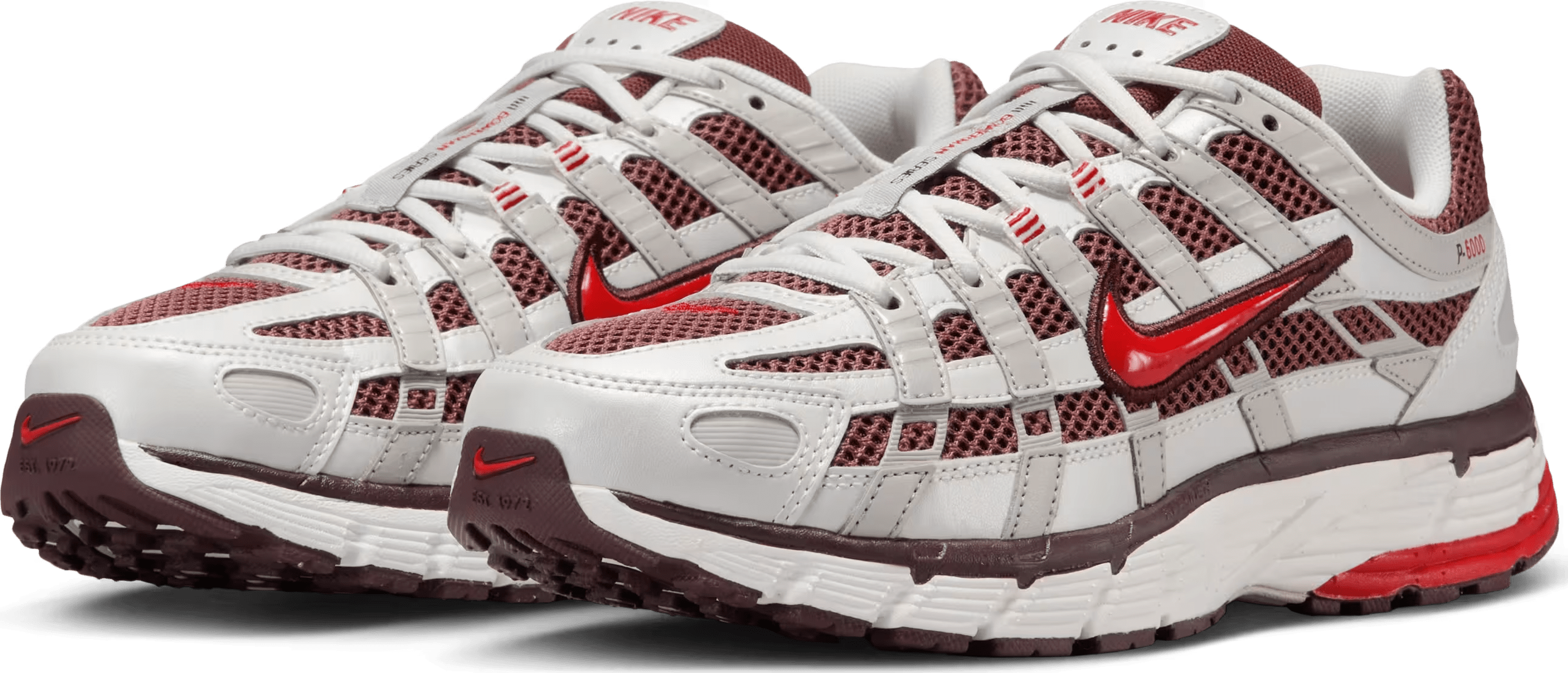 Nike P-6000 Wmns "Fire Red"