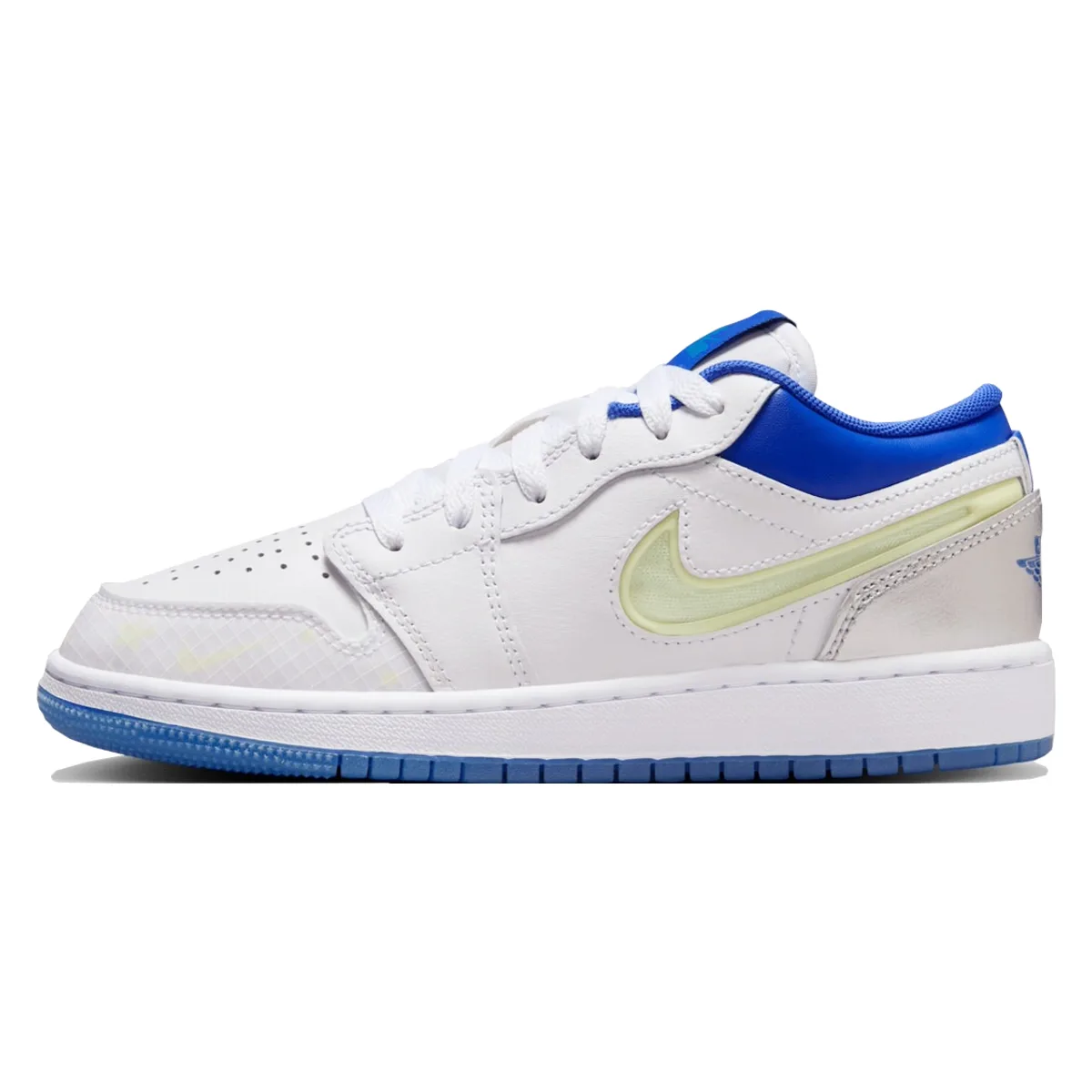 Air Jordan 1 Low GS "Lime Swoosh"