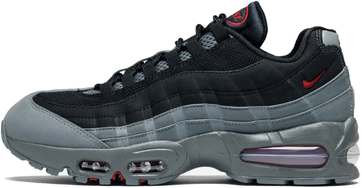 Nike Air Max 95 Big Bubble "Black Tough Red"
