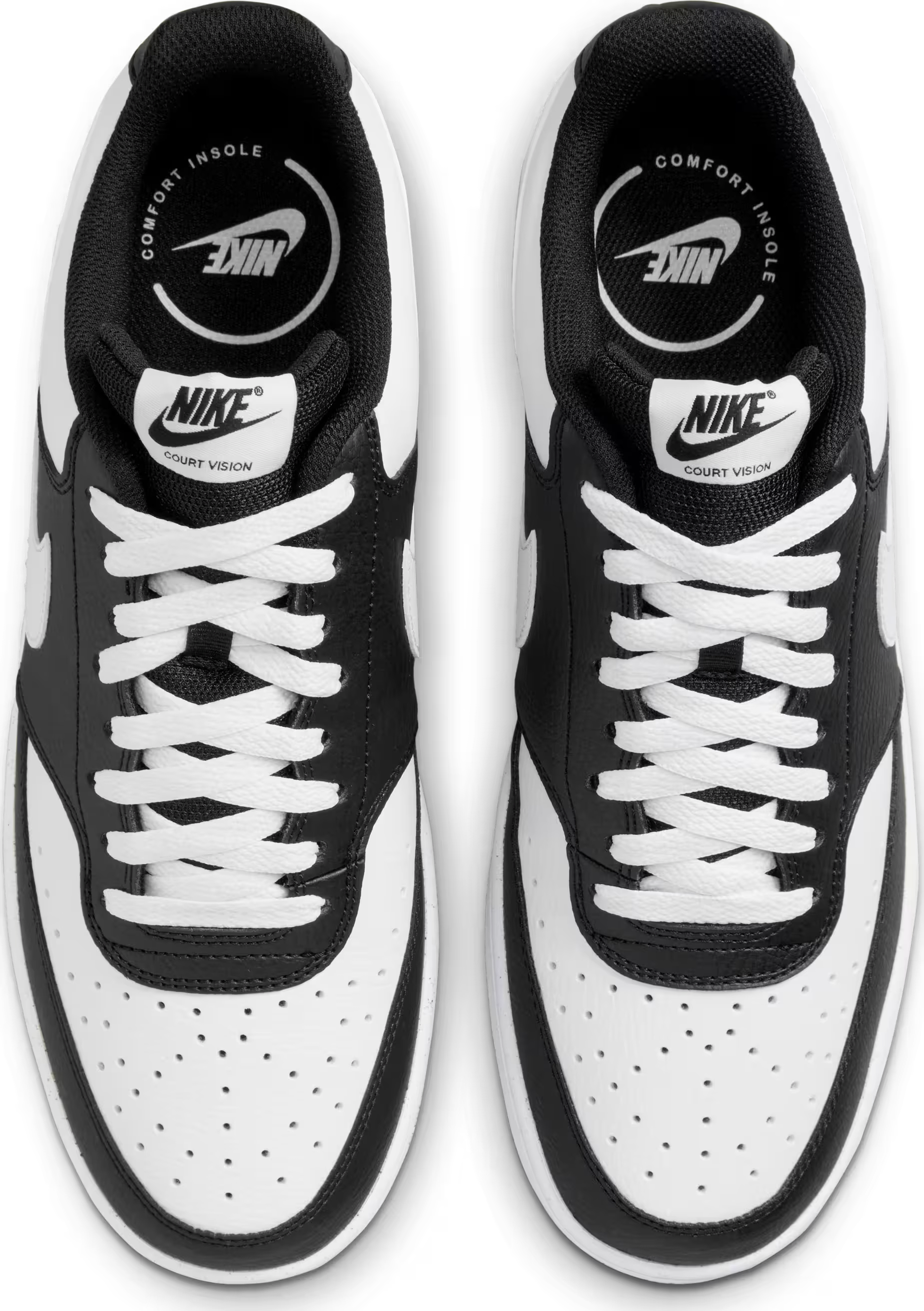 Nike Court Vision Low "Black White"