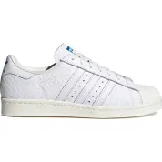 adidas Superstar 82 Debossed Geometric Print White Blue