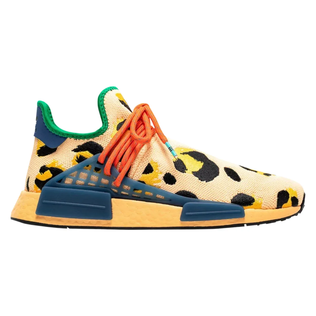 Pharrell x Adidas NMD Human Race "Animal Print - Bold Gold"