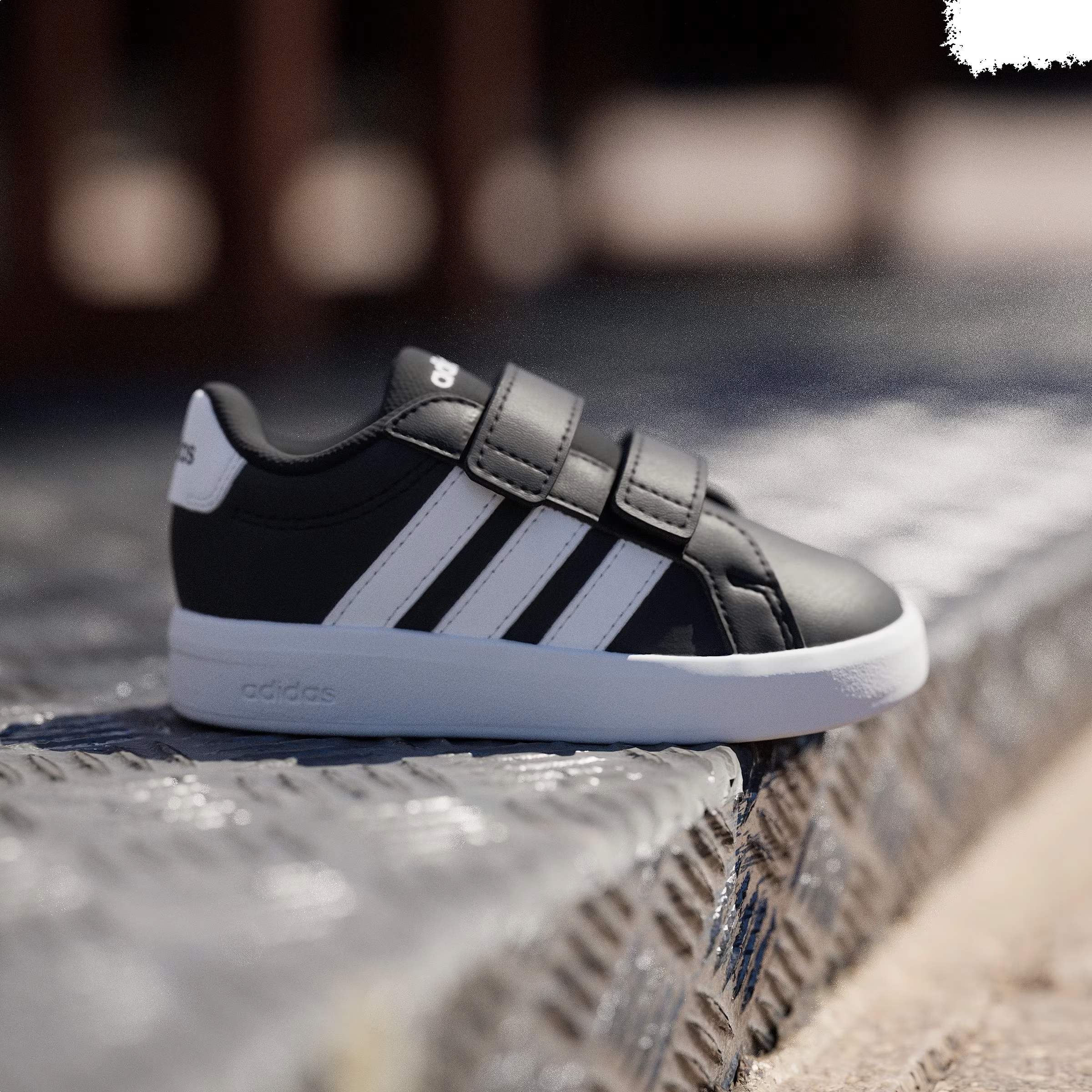 adidas Grand Court 3.0 Black Cloud White (TD)