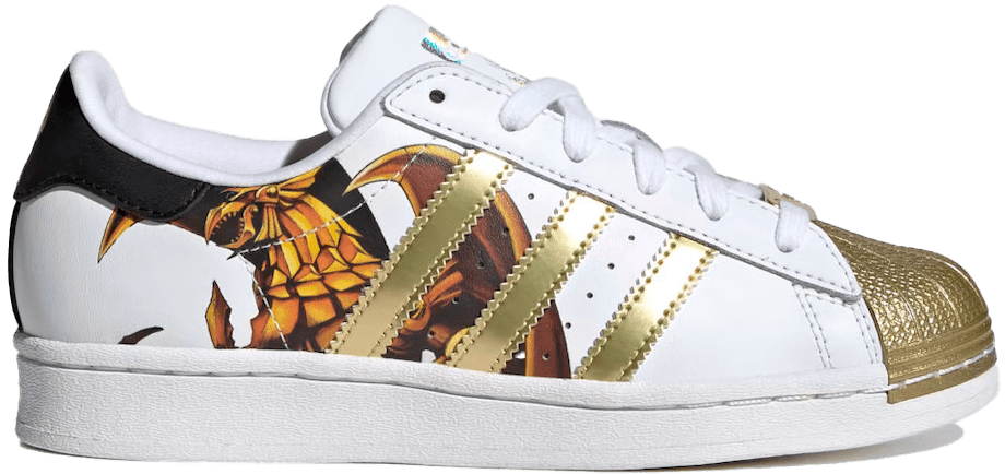 Yu Gi Oh x adidas Superstar Winged Dragon Of Ra Sneaker Squad