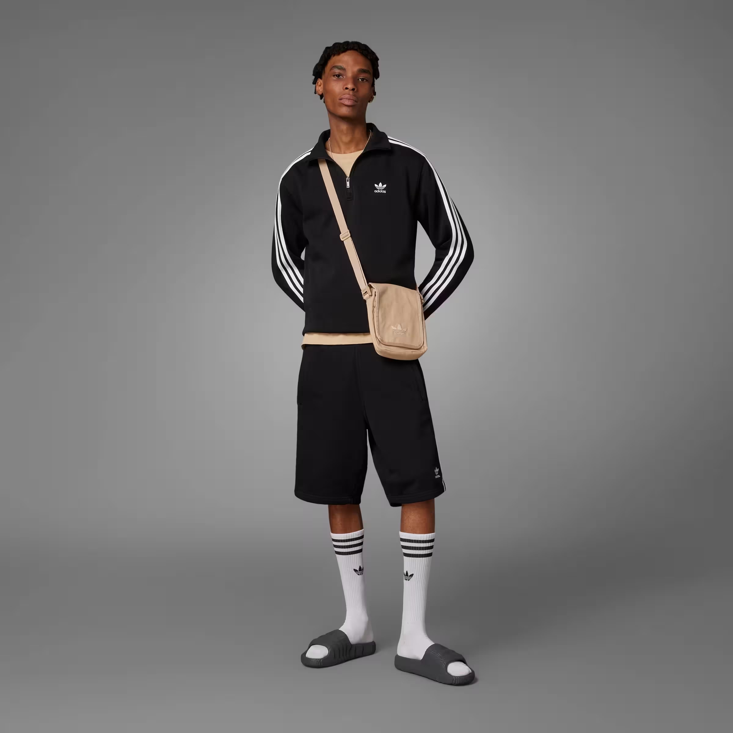 adidas Adilette 22 Slides Grey Five