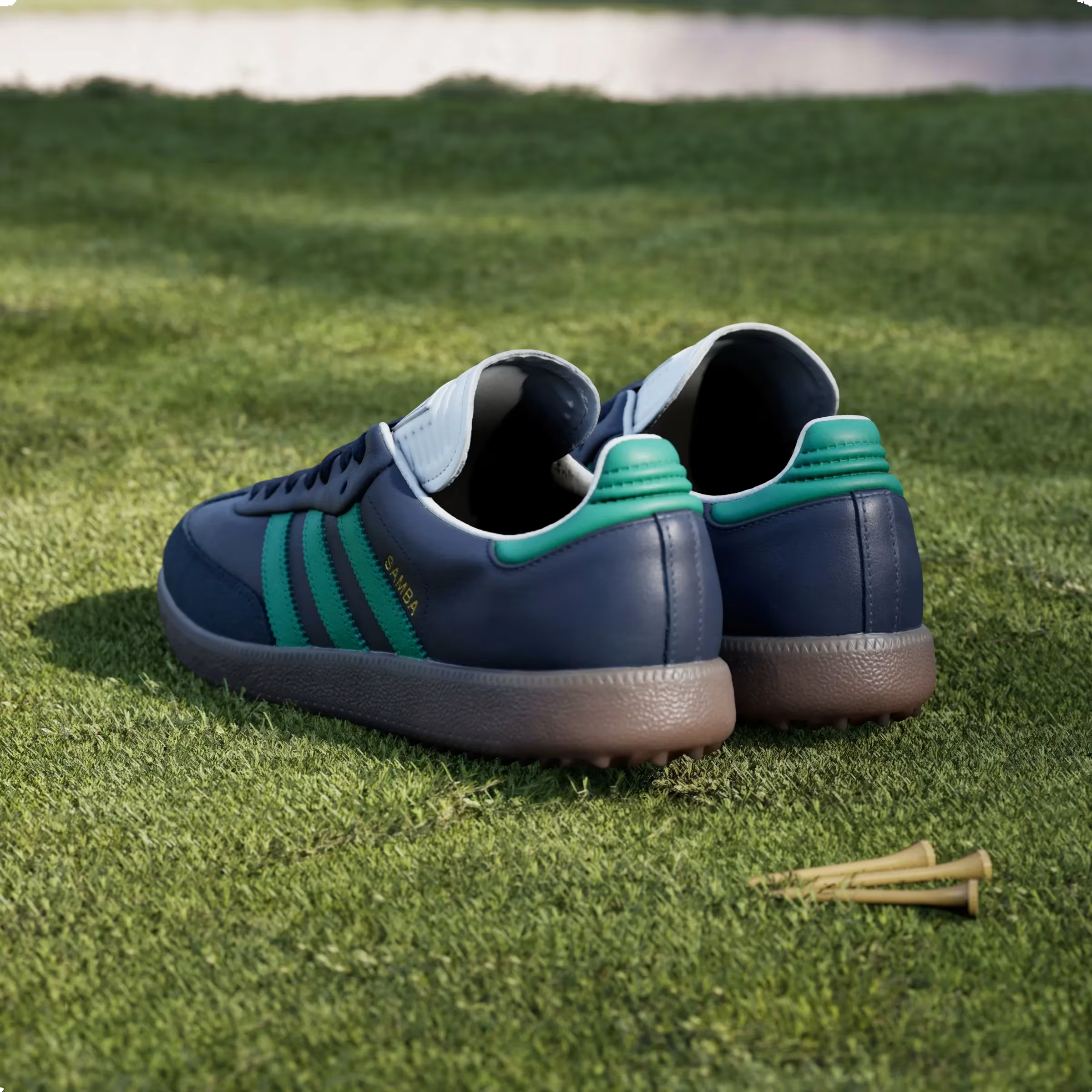 adidas Samba Spikeless Golf Night Indigo Court Green