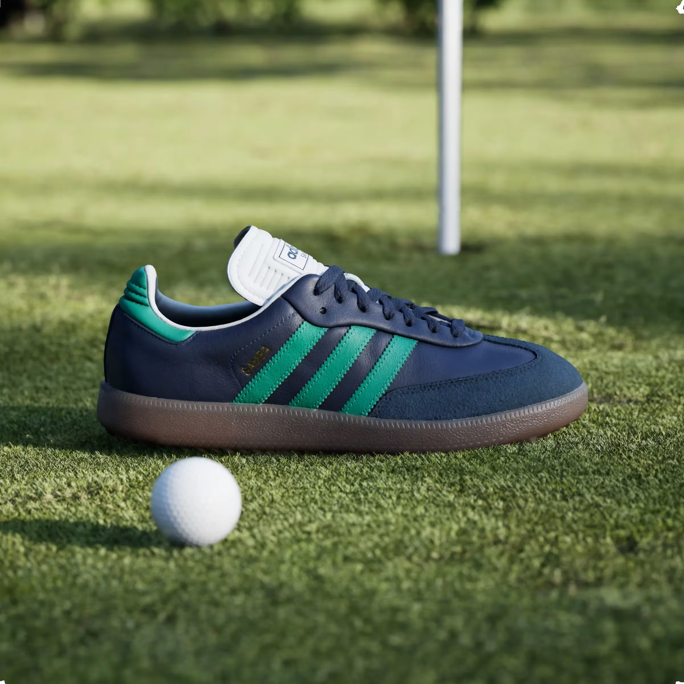 adidas Samba Spikeless Golf Night Indigo Court Green