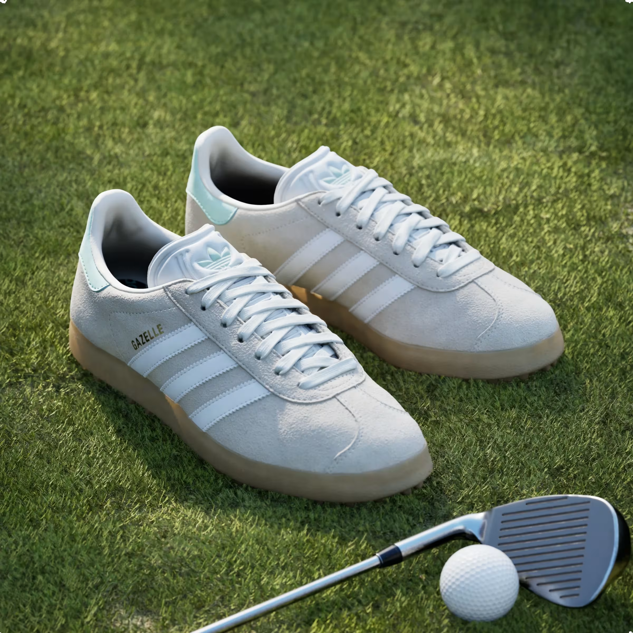 Adidas Gazelle Spikeless Golf Wmns "Chalk White"