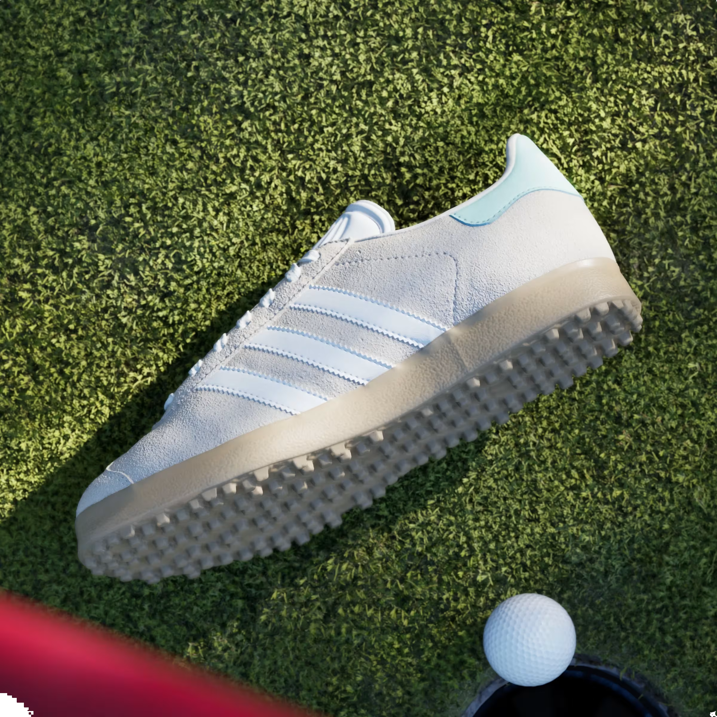 Adidas Gazelle Spikeless Golf Wmns "Chalk White"
