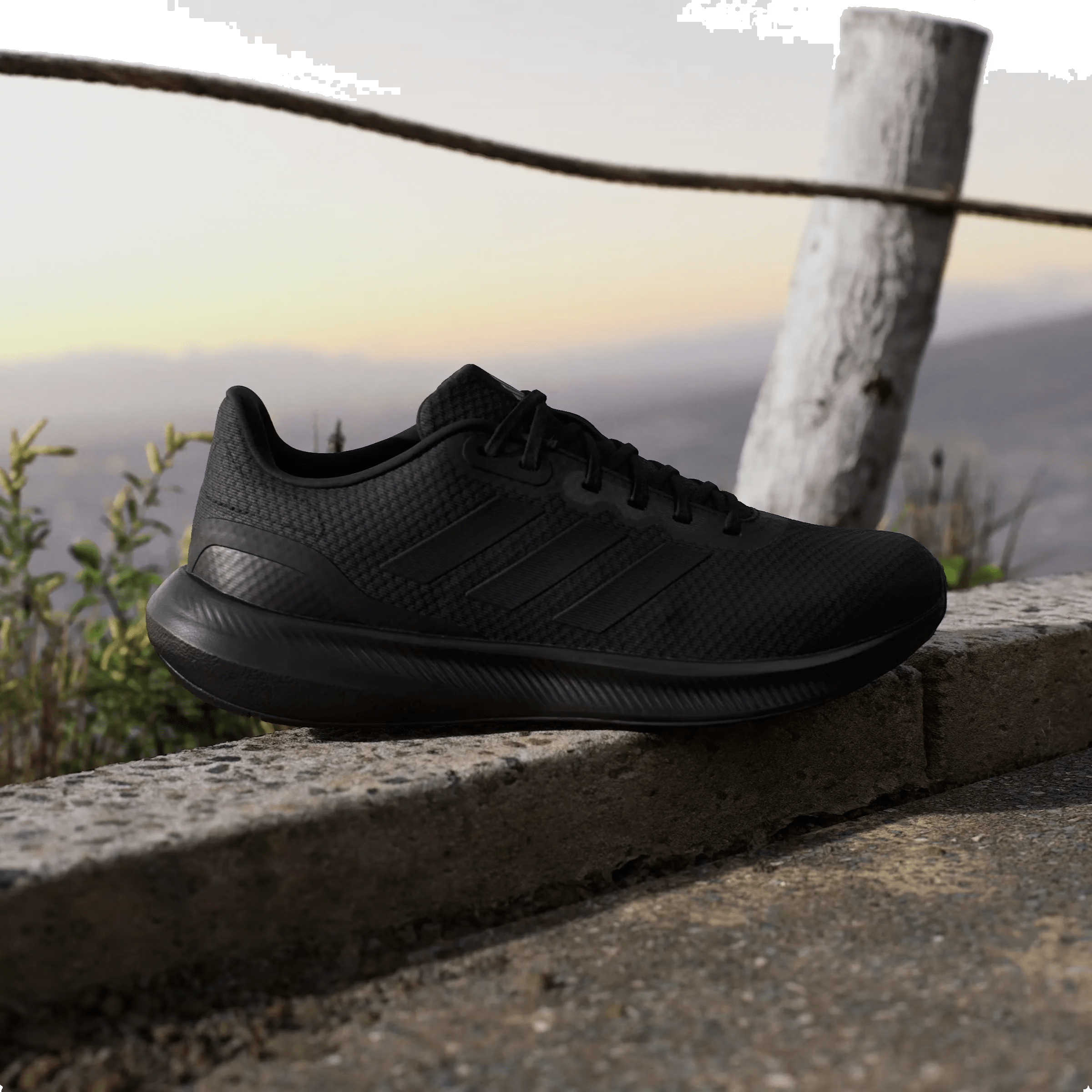 adidas Runfalcon 3 Cloudfoam Low Core Black Carbon