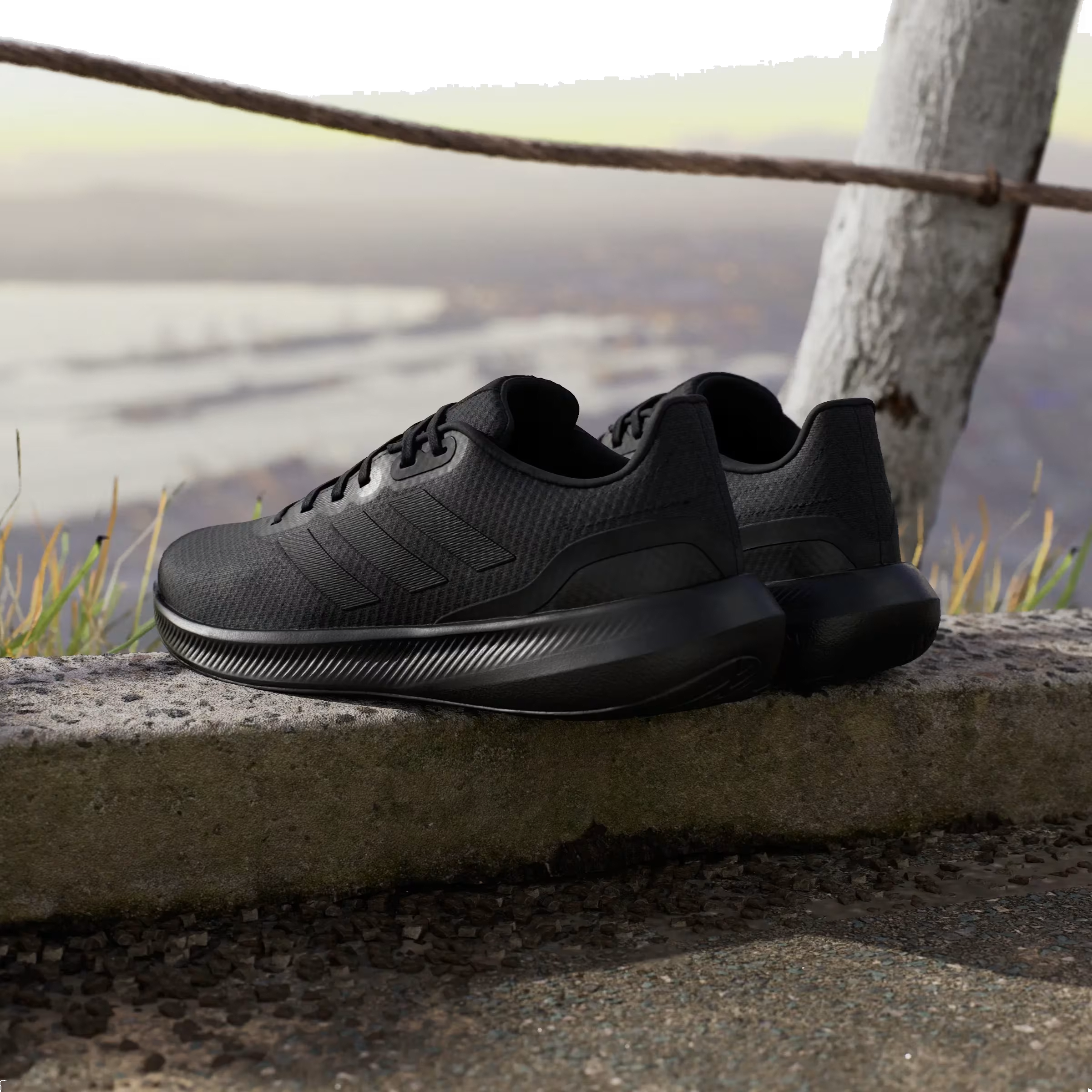 adidas Runfalcon 3 Cloudfoam Low Core Black Carbon