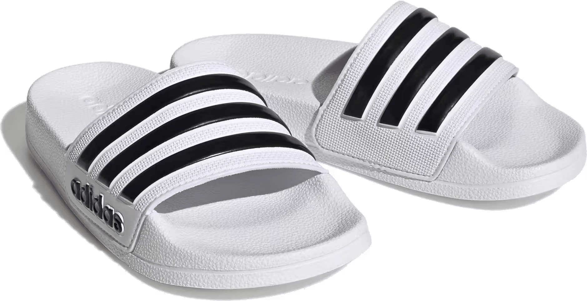 adidas Adilette Shower Slides Cloud White Core Black (GS)