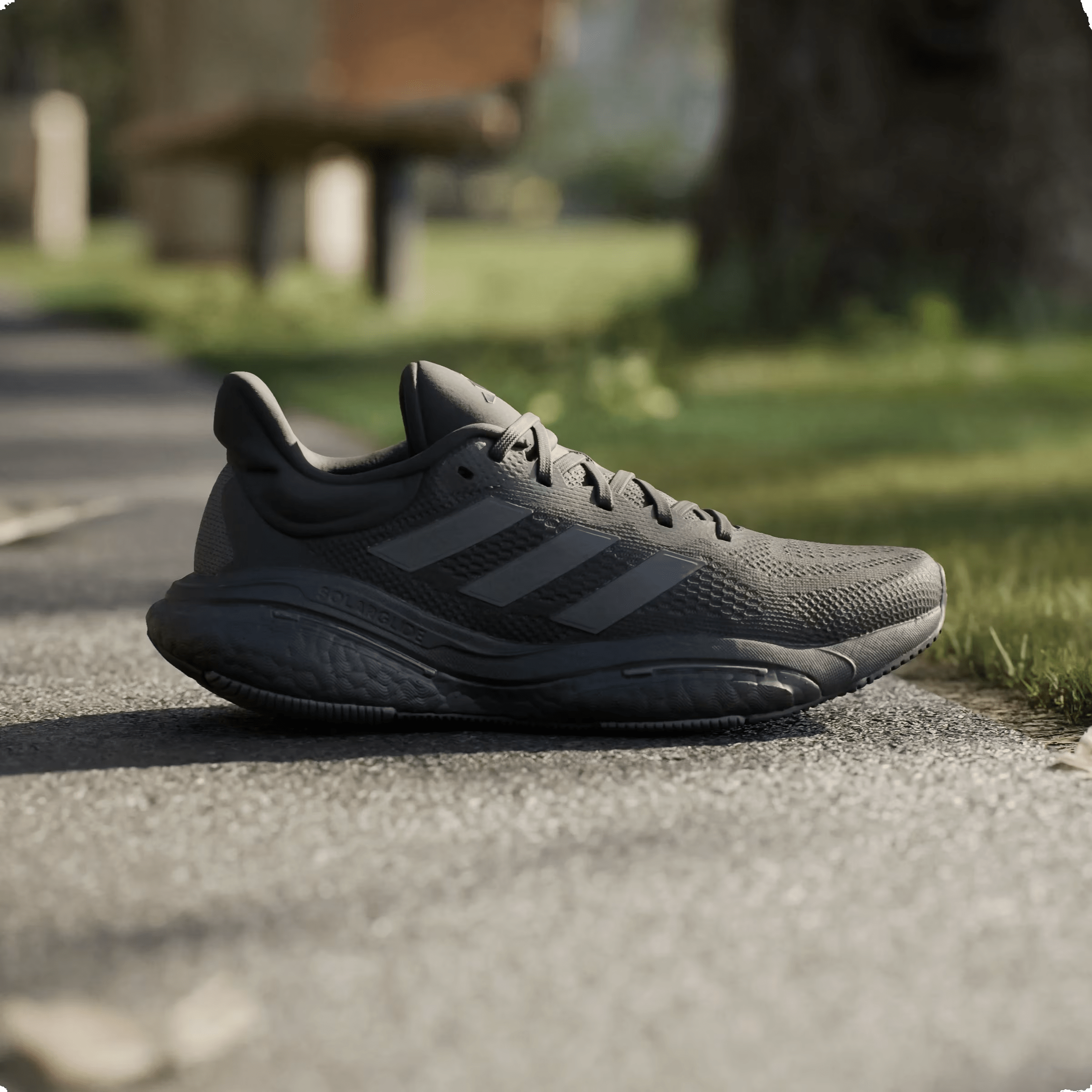 adidas Solarglide 6 Core Black Grey Six Carbon (Women's)