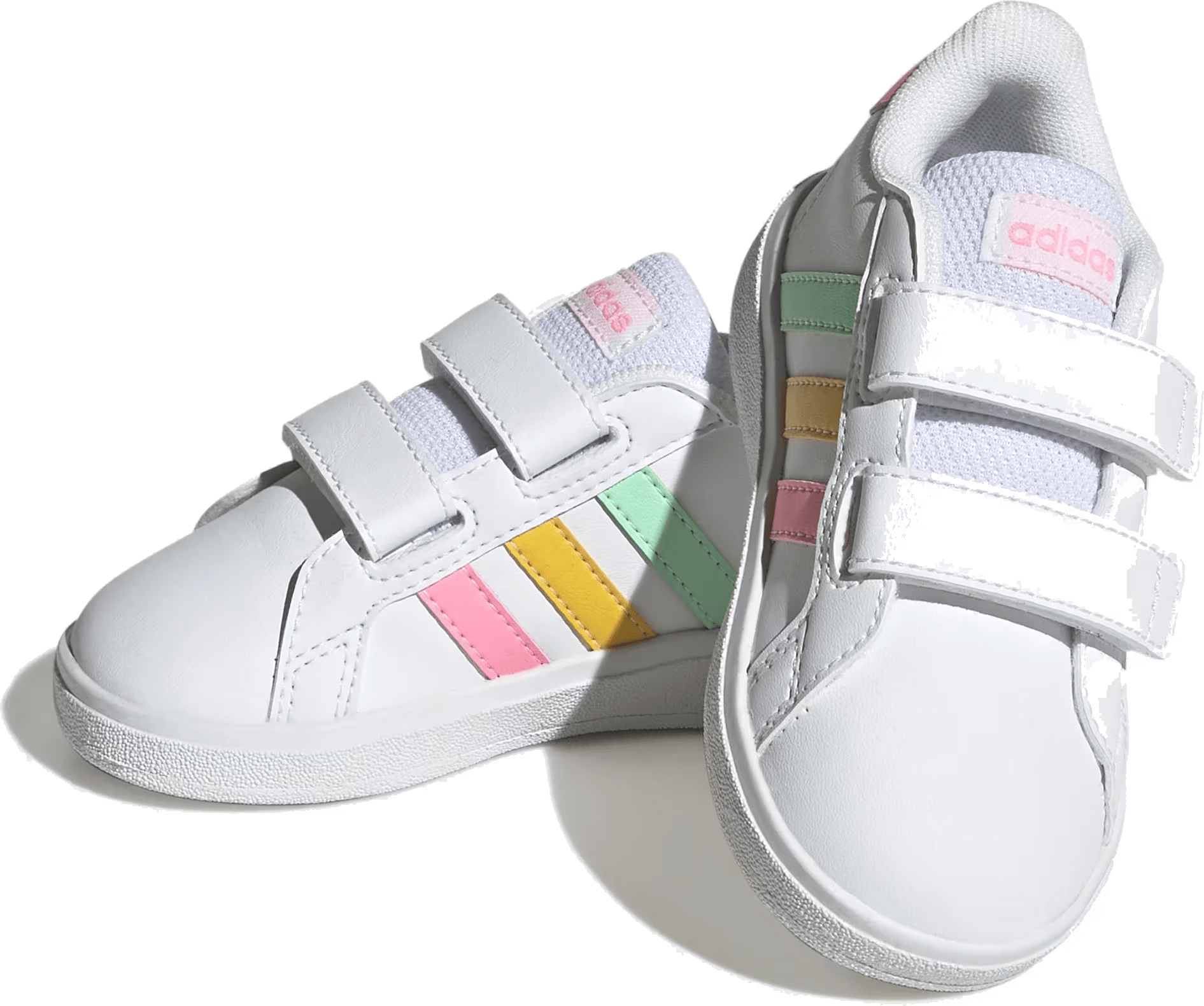 adidas Grand Court 2.0 Cloud White Pulse Mint Beam Pink (TD)