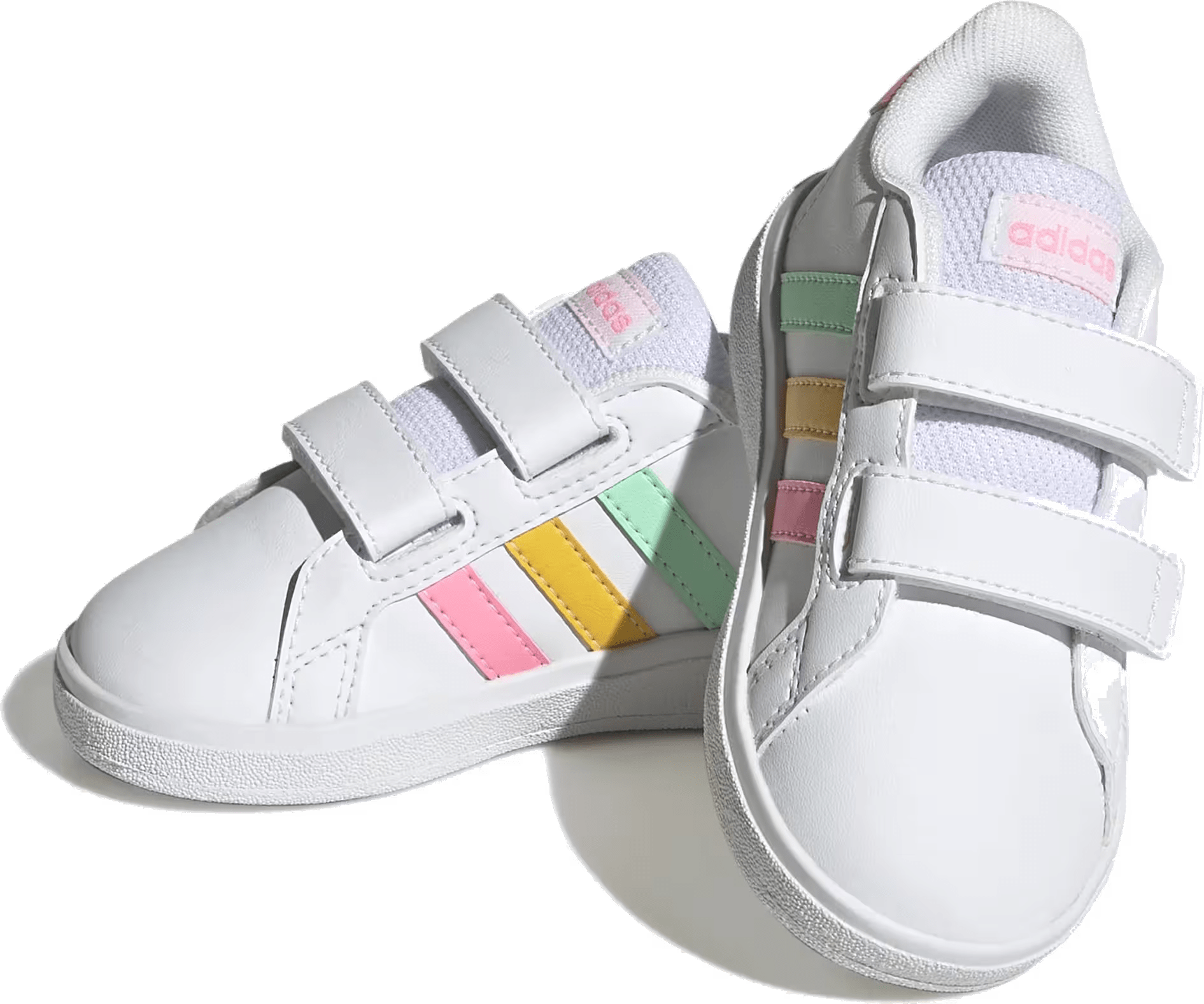 adidas Grand Court 2.0 Cloud White Pulse Mint Beam Pink (TD)