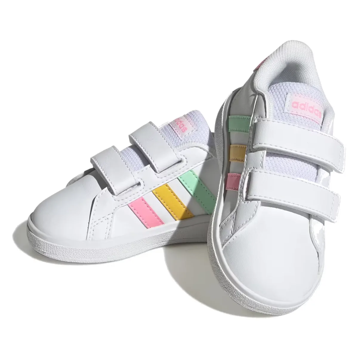 adidas Grand Court 2.0 Cloud White Pulse Mint Beam Pink (TD)