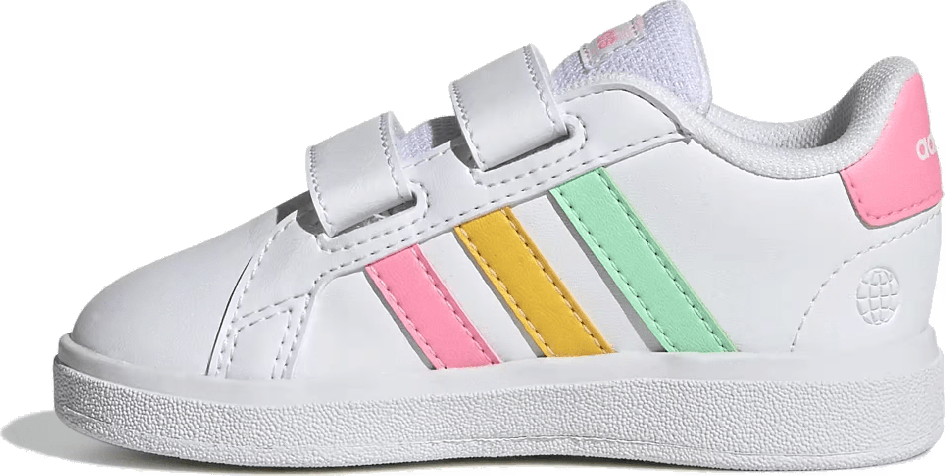 adidas Grand Court 2.0 Cloud White Pulse Mint Beam Pink (TD)