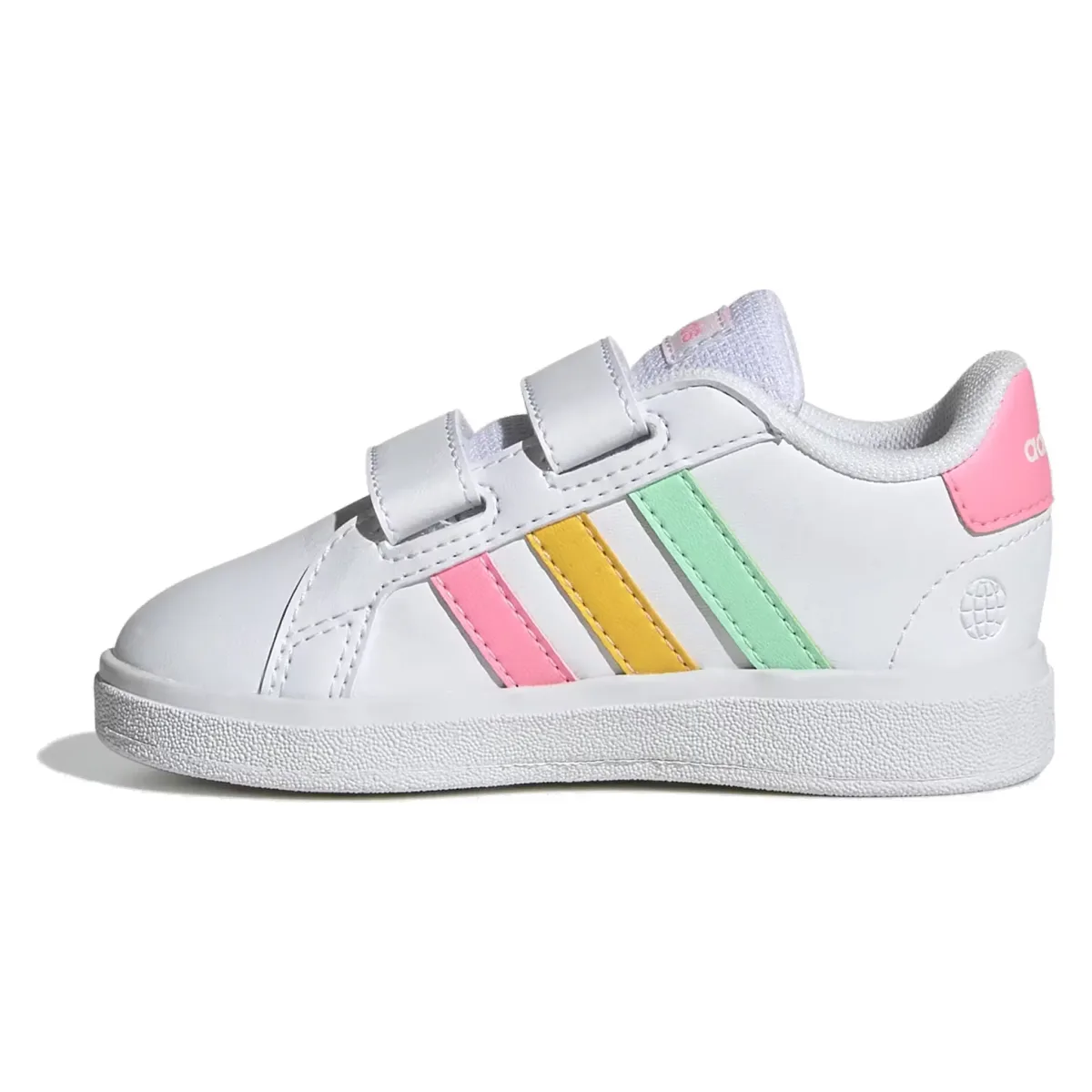 adidas Grand Court 2.0 Cloud White Pulse Mint Beam Pink (TD)