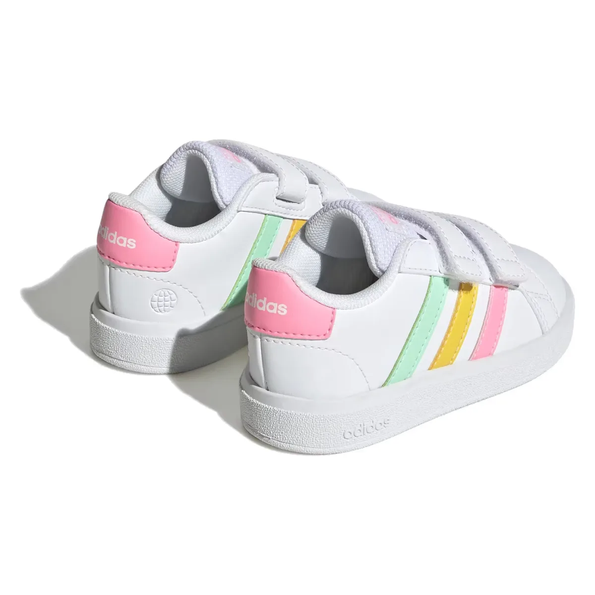 adidas Grand Court 2.0 Cloud White Pulse Mint Beam Pink (TD)