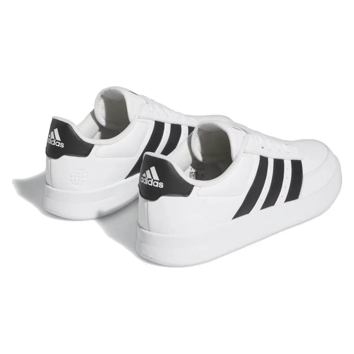 adidas Breaknet 2.0 Cloud White Core Black Silver Metallic (Women's)