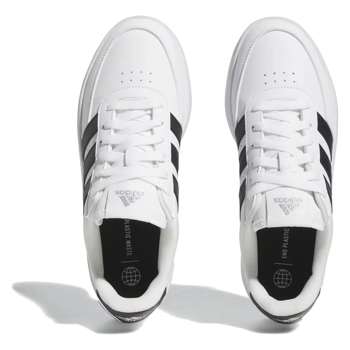 adidas Breaknet 2.0 Cloud White Core Black Silver Metallic (Women's)