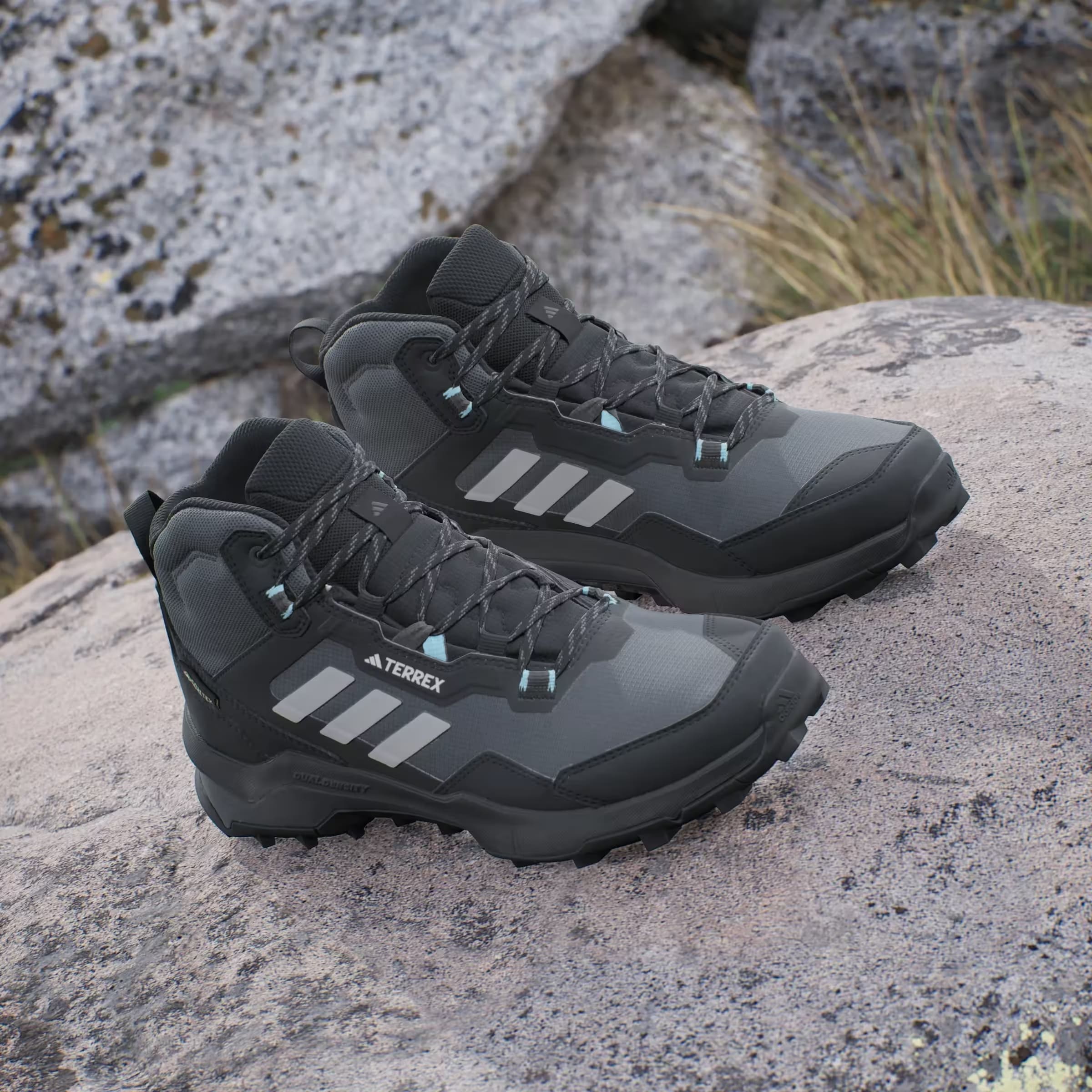 adidas Terrex AX4 Mid Gore-Tex Core Black Grey Mint Ton (Women's)