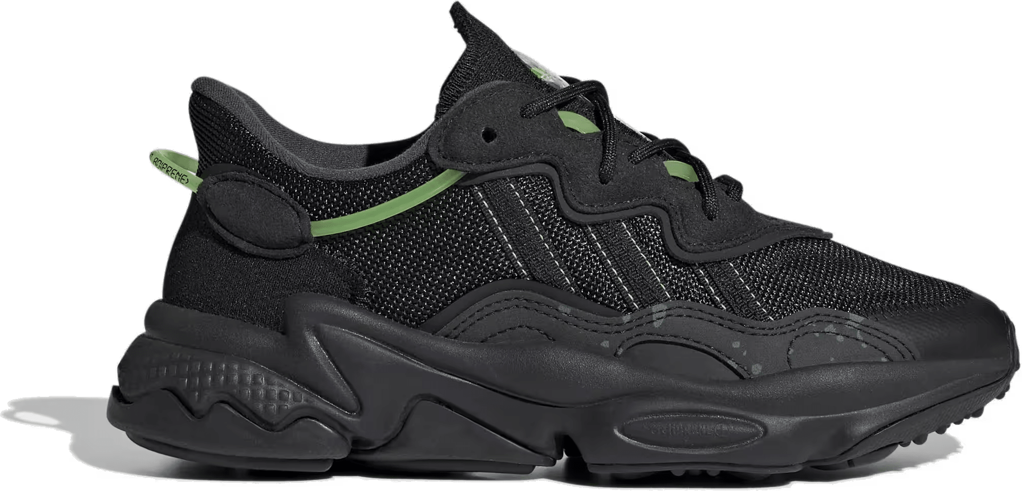 adidas Ozweego Black Solar Green (GS)