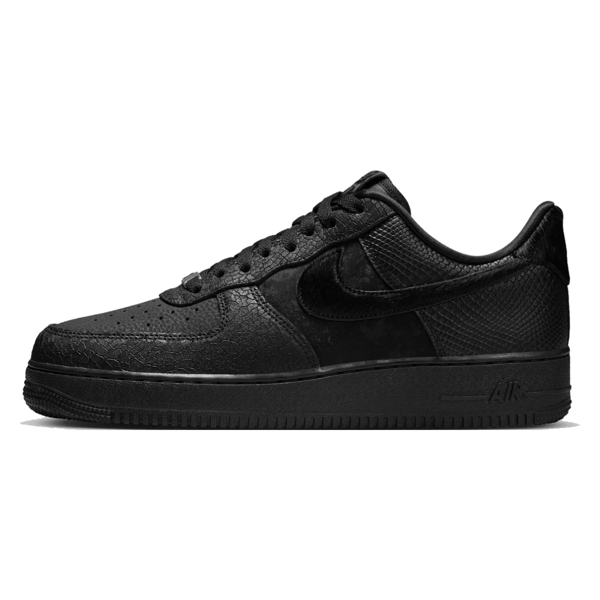 Nike Air Force 1 Low "Black Pony Hair Snakeskin"