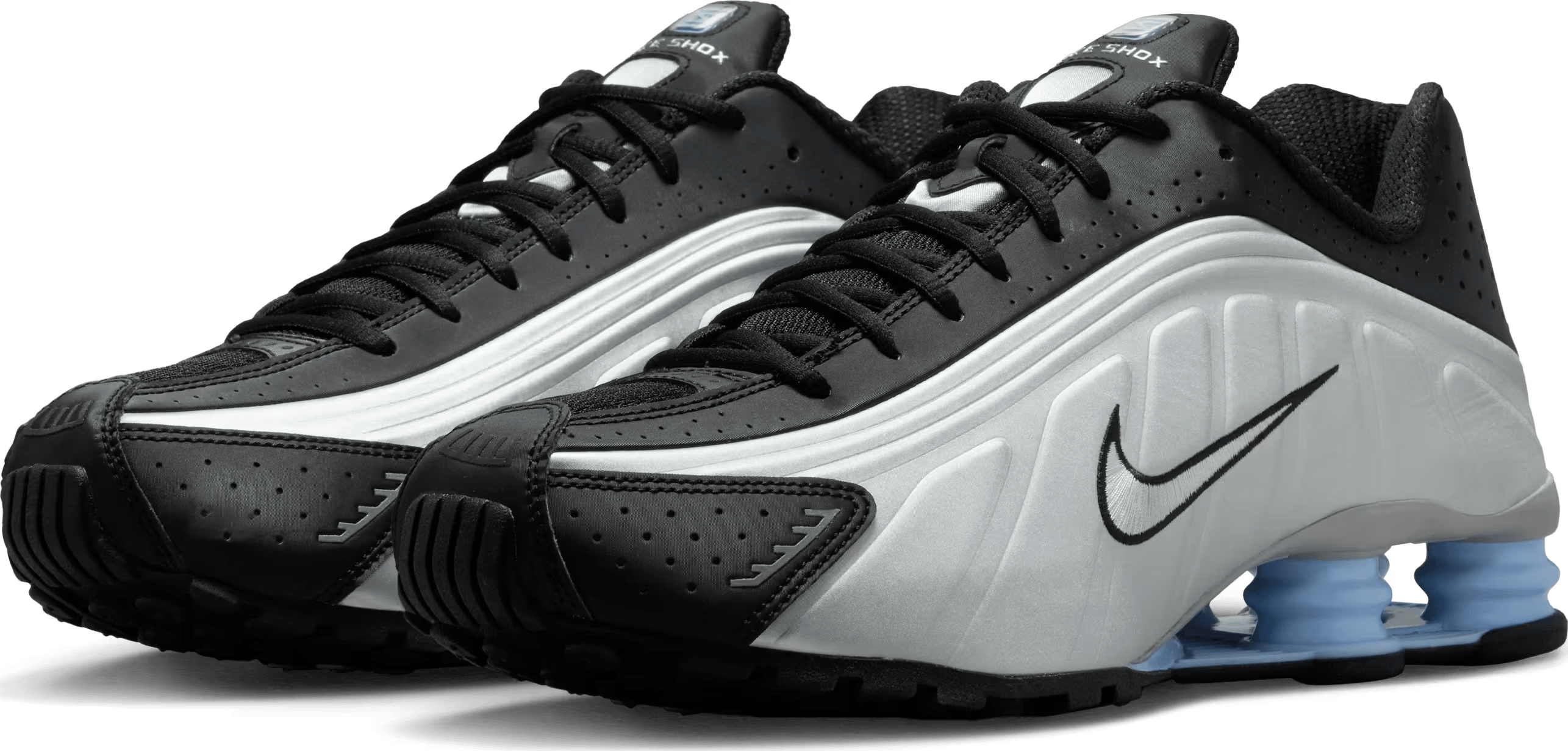 Nike Shox R4 "Metallic Silver Black Psychic Blue"