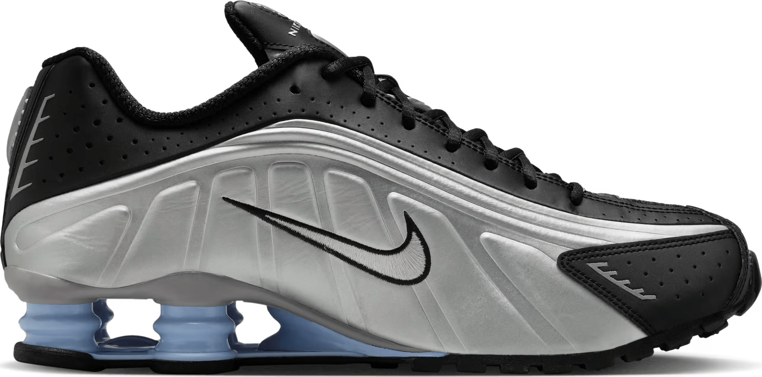 Nike Shox R4 "Metallic Silver Black Psychic Blue"
