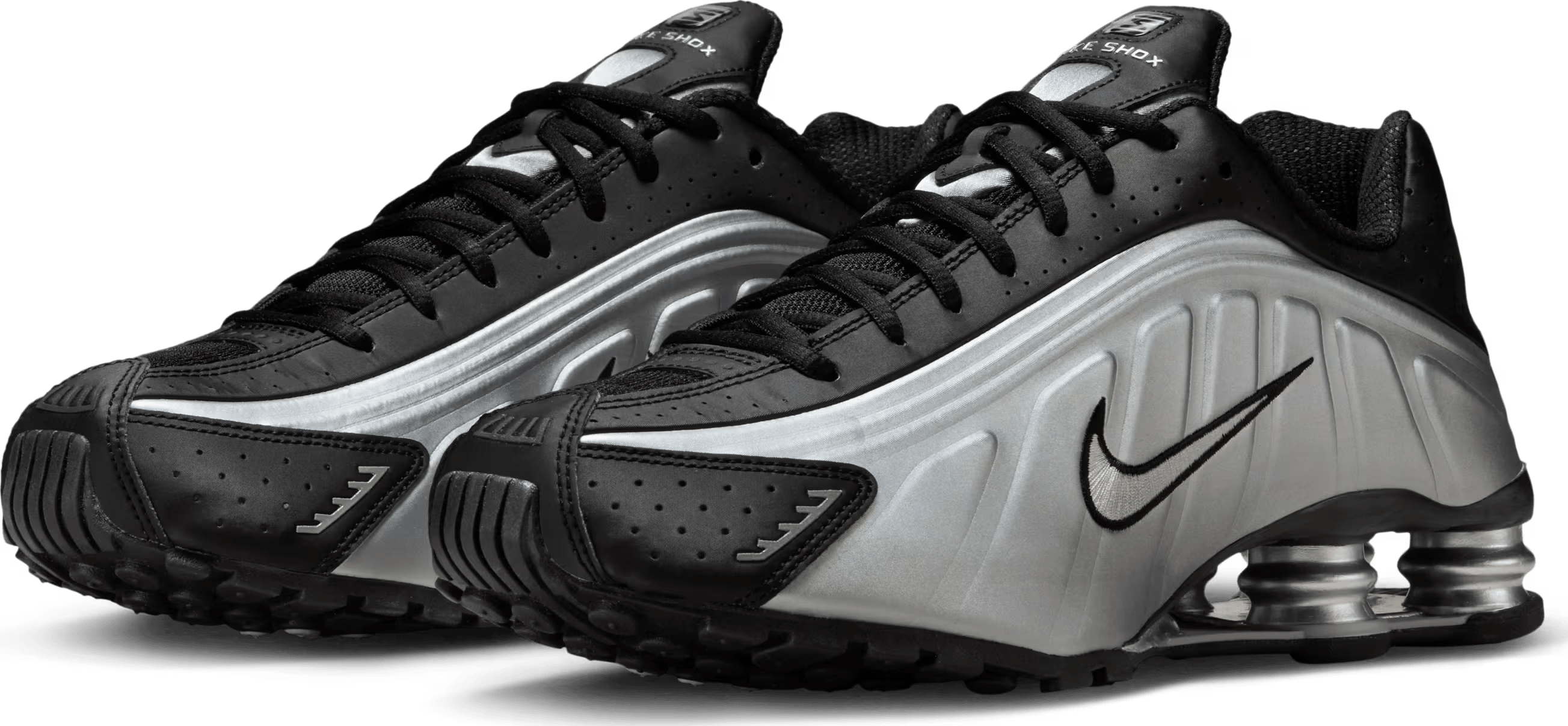 Nike Shox R4 "Metallic Silver Black"