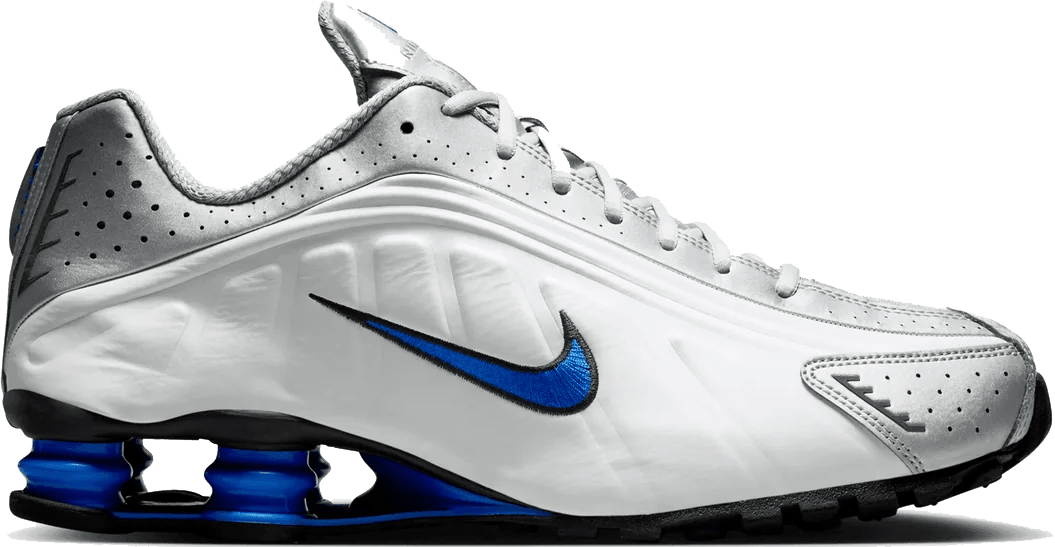 Nike Shox R4 "White Metallic Silver"
