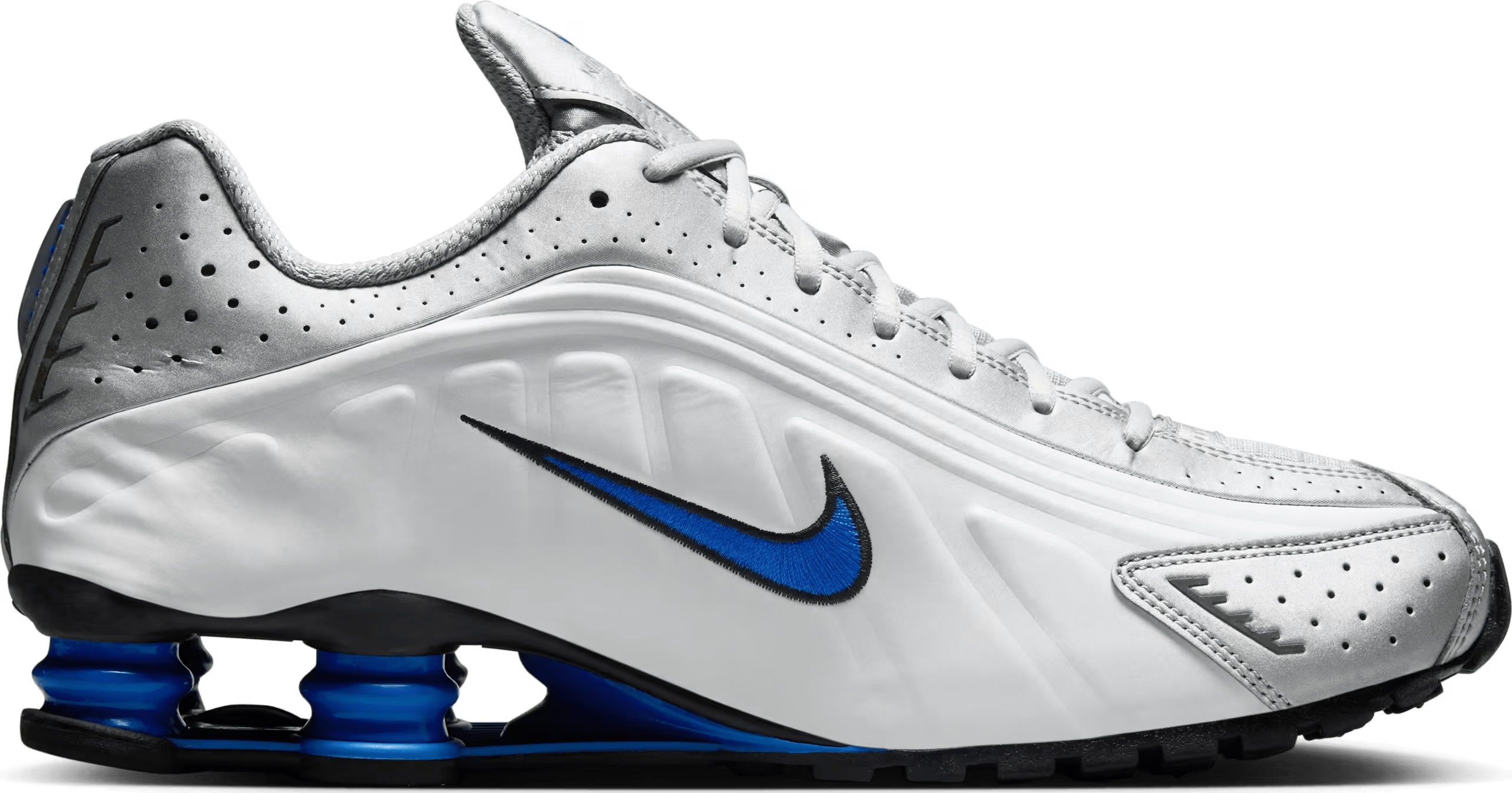 Nike Shox R4 "White Metallic Silver"