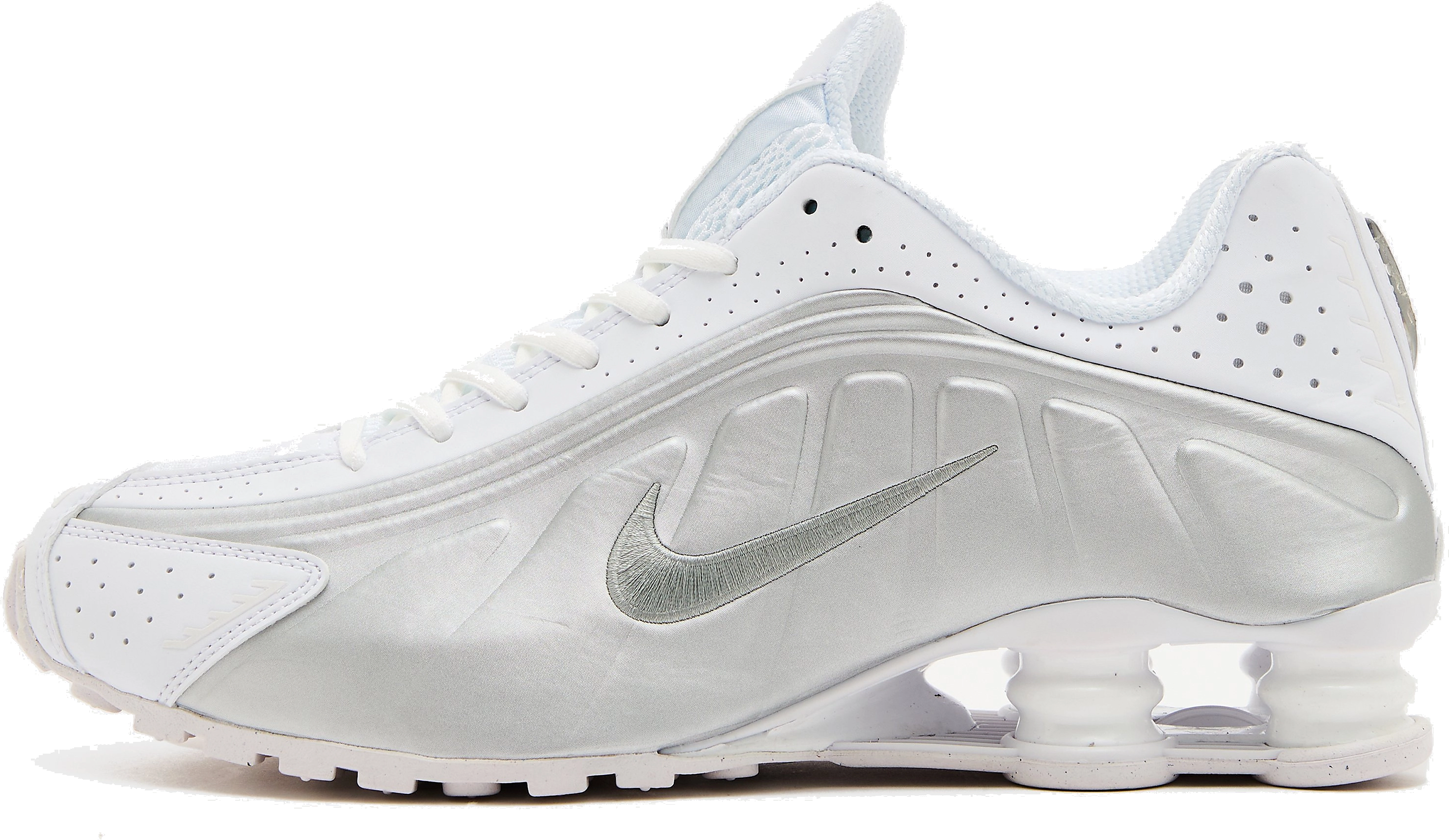 Nike Shox R4 "White Metallic Silver"