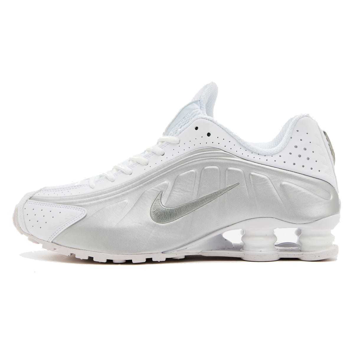 Nike Shox R4 "White Metallic Silver"