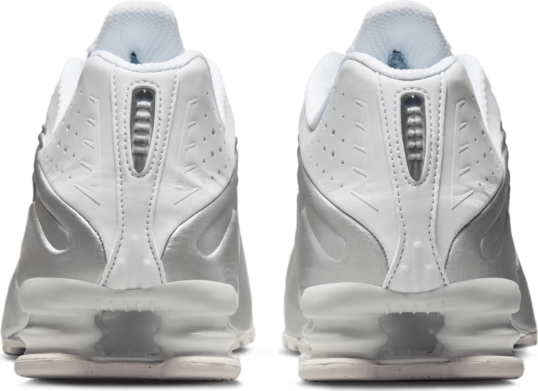 Nike Shox R4 "White Metallic Silver"
