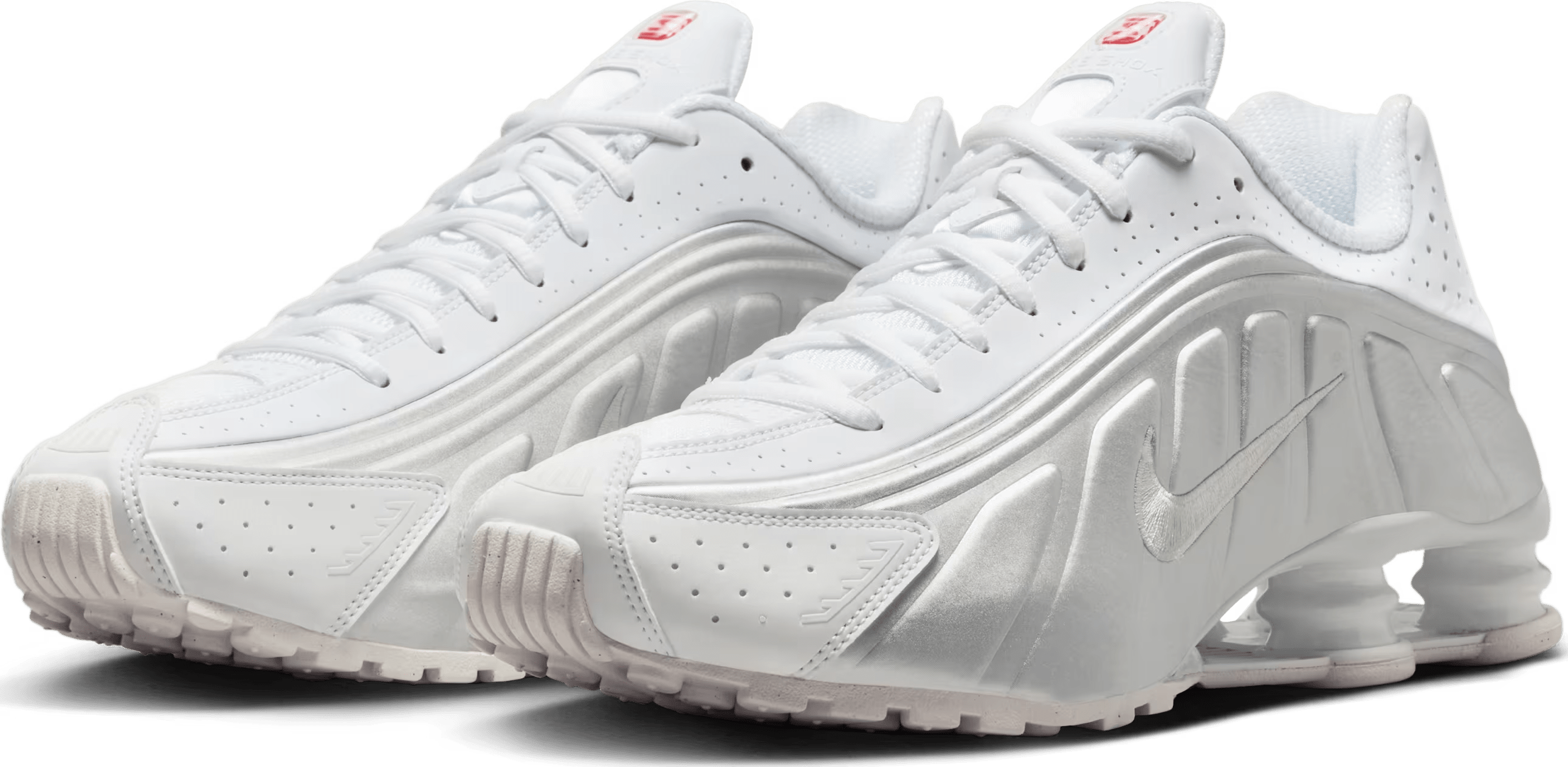 Nike Shox R4 "White Metallic Silver"