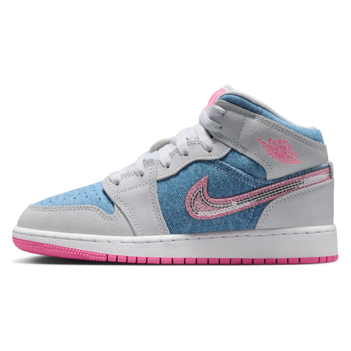 Air Jordan 1 Mid SE GS "Pink Glow"