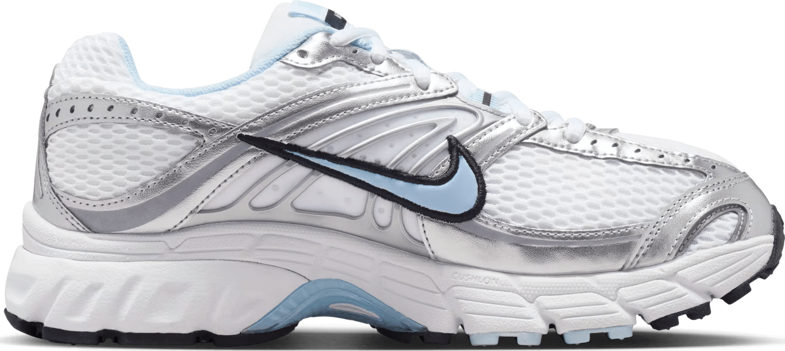 Nike Air Max Moto 2K White Silver Black Hydrogen Blue (Women's)