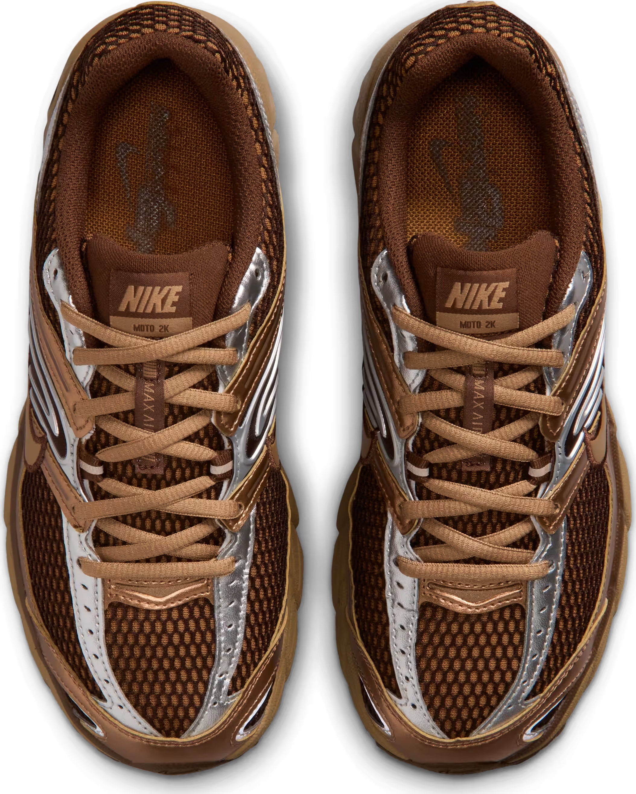 Nike Air Max Moto 2K Wmns "Cacao Wow Metallic Silver"