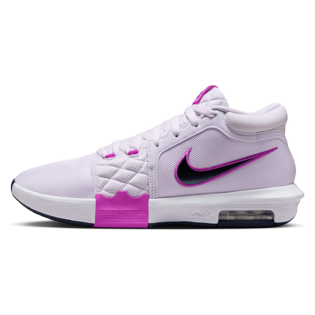 Nike LeBron Witness 8 Barely Grape Hyper Violet Light Bone Obsidian