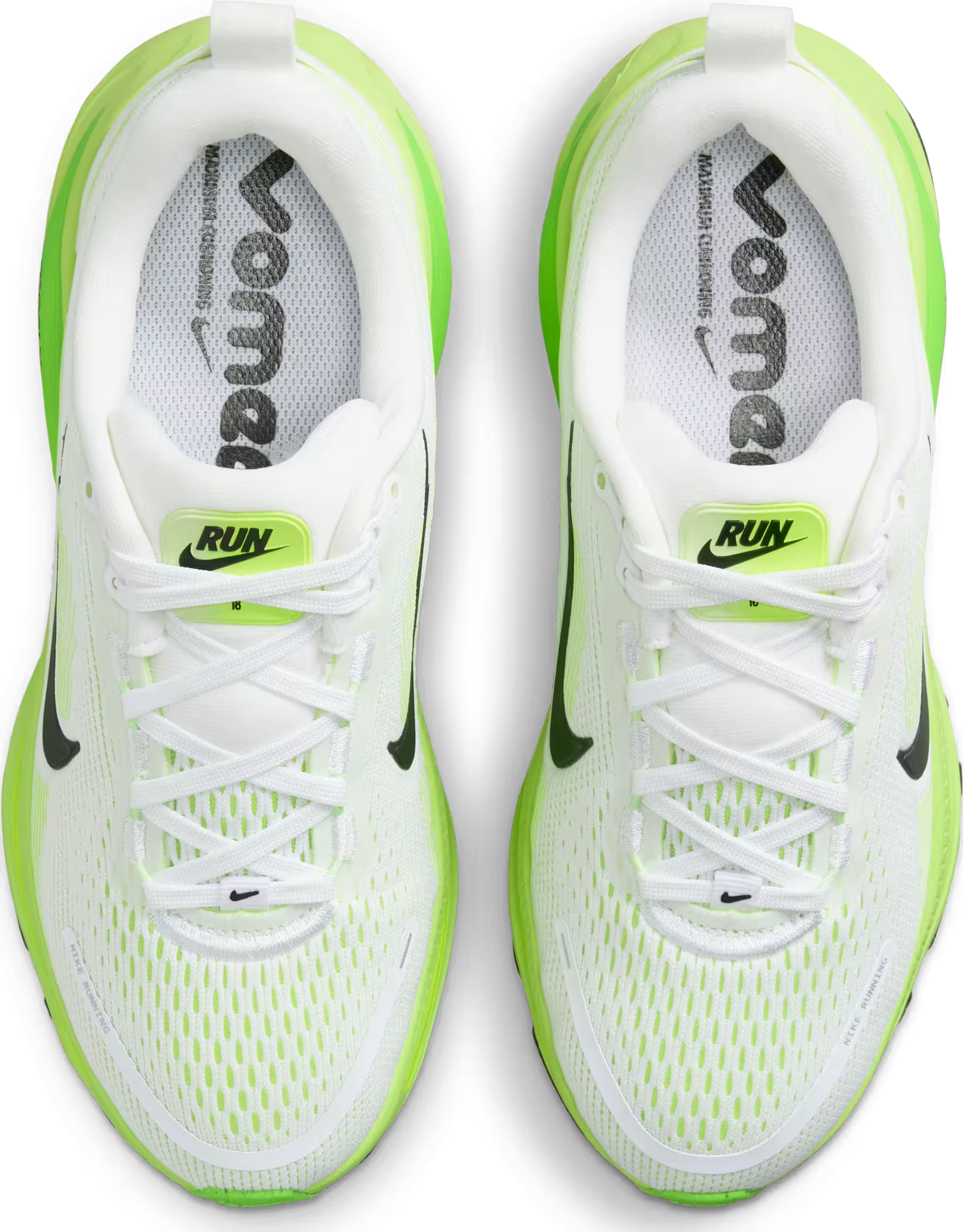 Nike Vomero 18 White Electric Green Volt Black (GS)