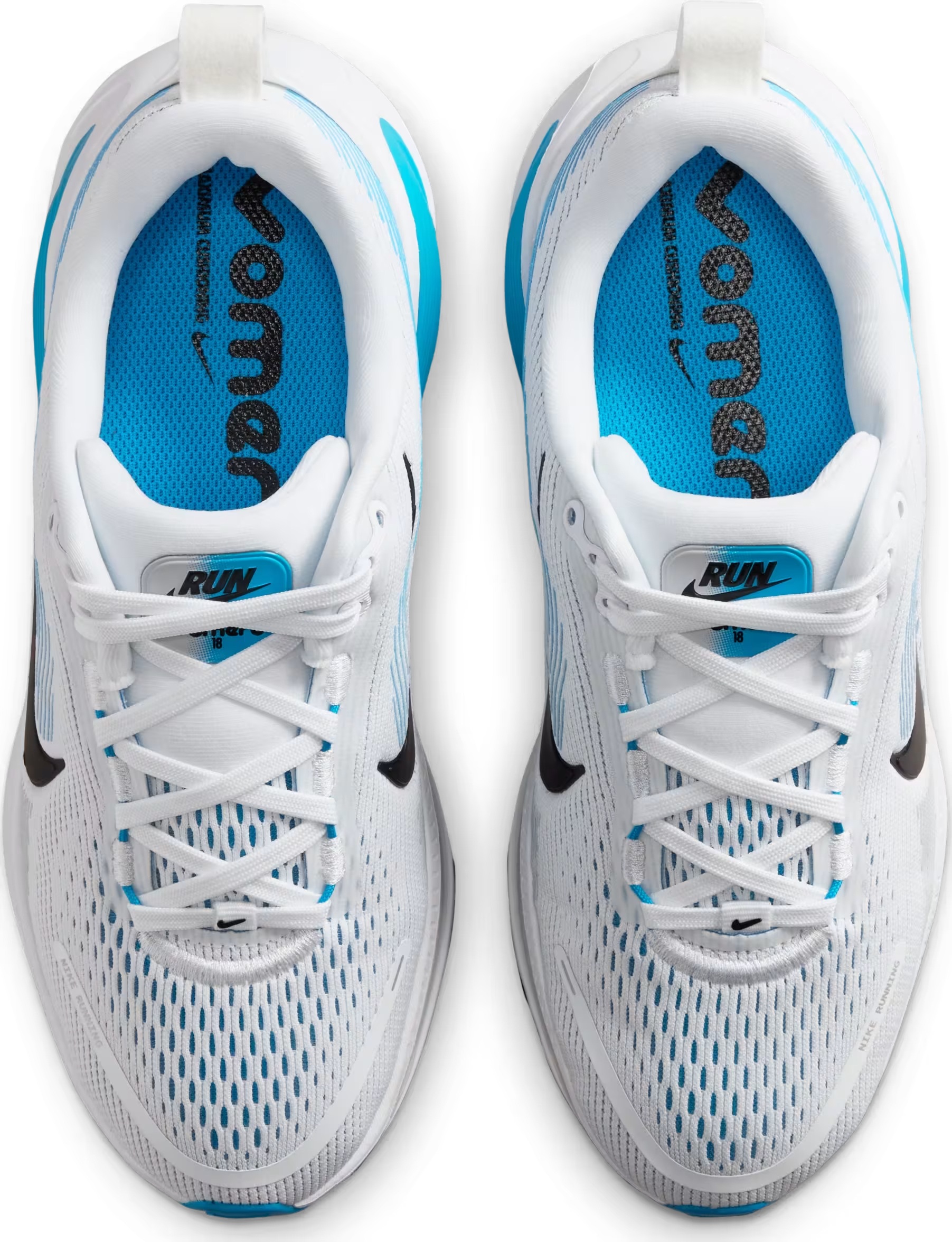 Nike Vomero 18 White Black Pure Platinum Blue Hero (GS)