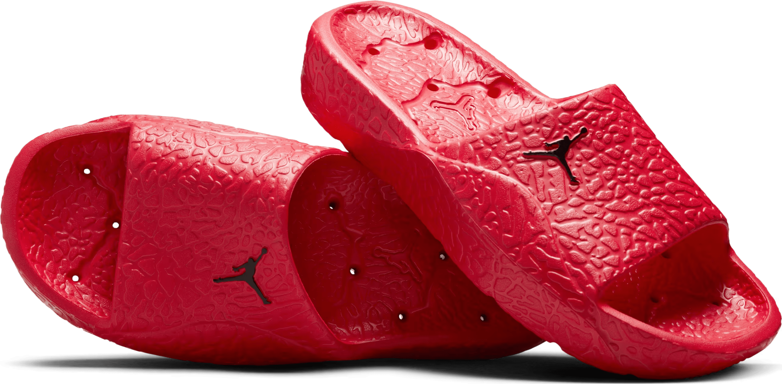 Jordan Franchise Shower Slide Fire Red Black
