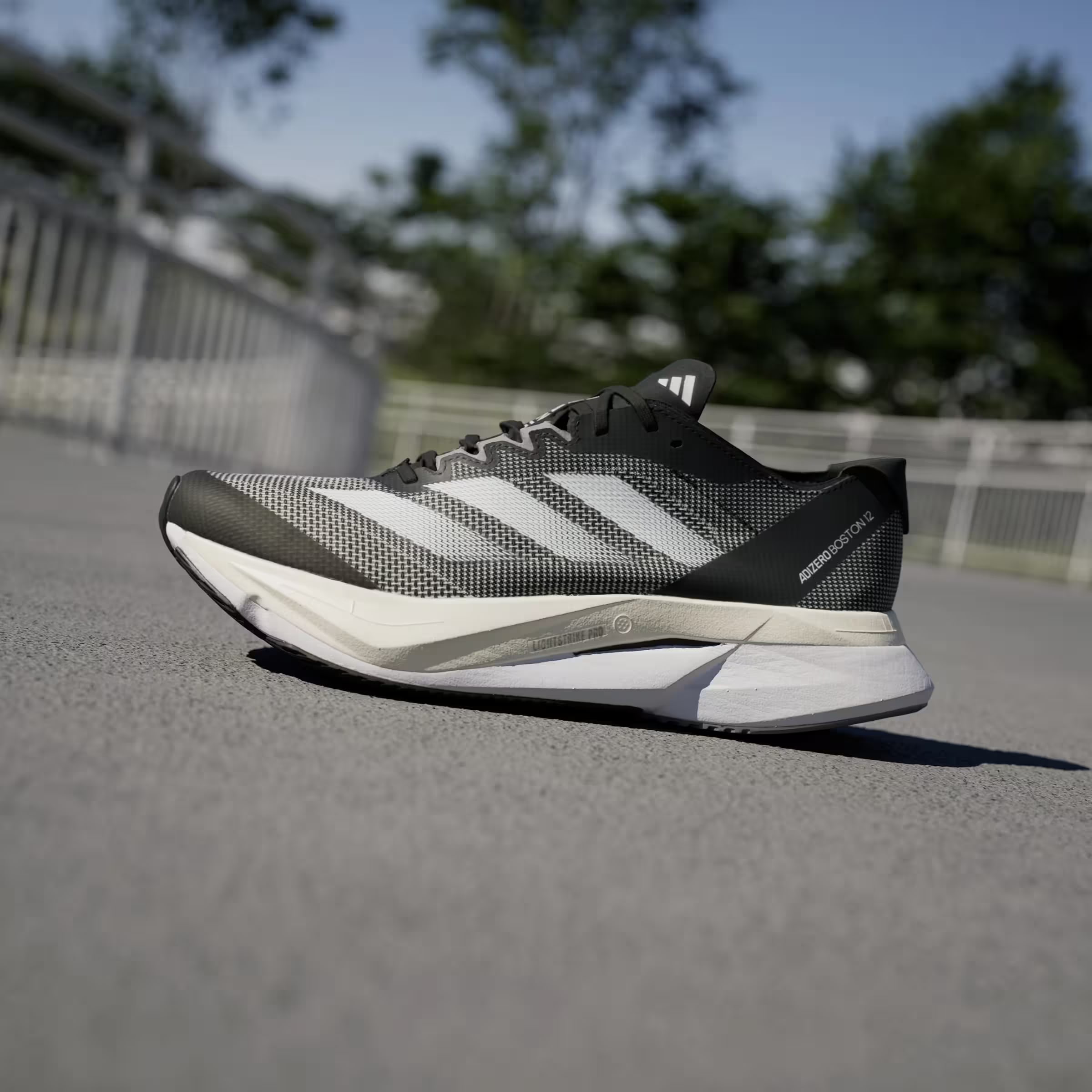 adidas Adizero Boston 12 Core Black Cloud White Carbon (Women's)