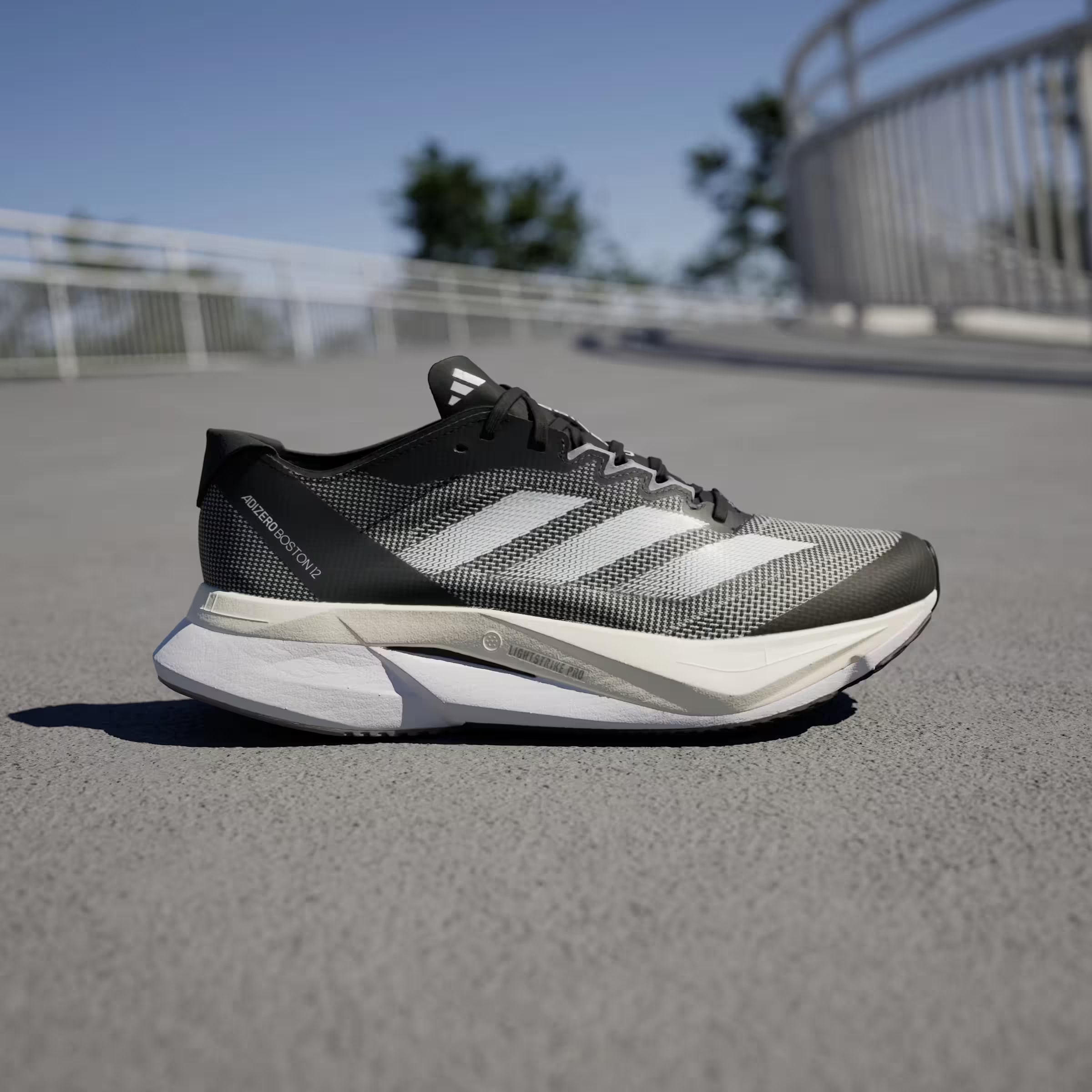 adidas Adizero Boston 12 Core Black Cloud White Carbon (Women's)